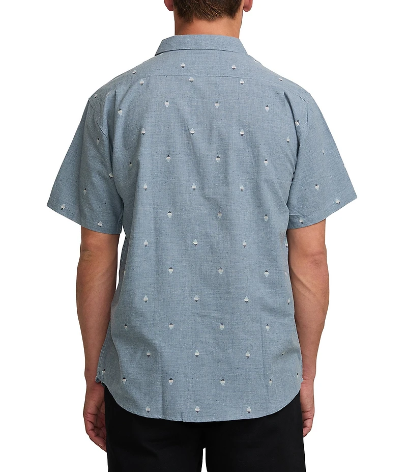 Billabong All Day Printed Jacquard Short Sleeve Shirt