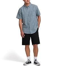 Billabong All Day Printed Jacquard Short Sleeve Shirt