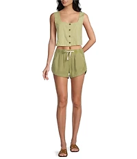 Billabong Another Wave Stripe Square Neck Sleeveless Tank