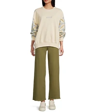 Billabong Atlas Tide Kendal Raglan Sleeve Fleece Sweatshirt