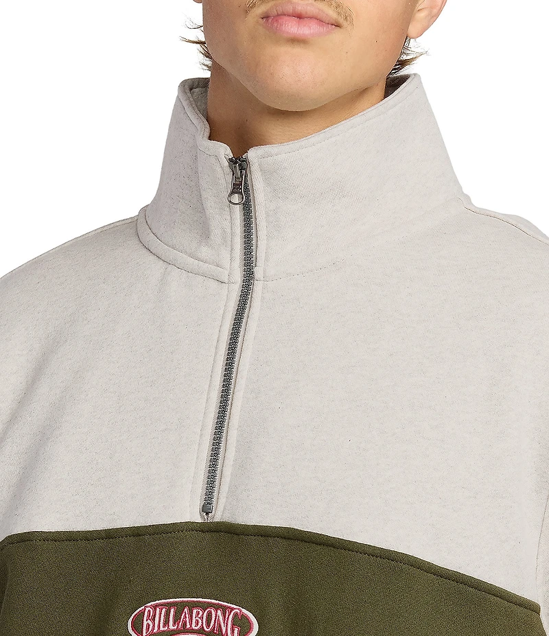 Billabong Bad Dog Heavyweight Fleece Color Block Sweatshirt