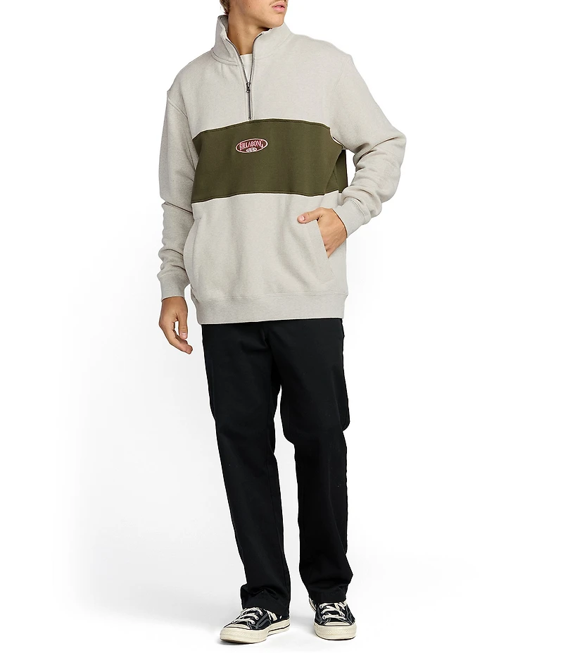 Billabong Bad Dog Heavyweight Fleece Color Block Sweatshirt