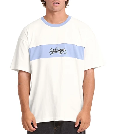 Billabong Bad Dog Shrapnel Ringer Short Sleeve T-Shirt