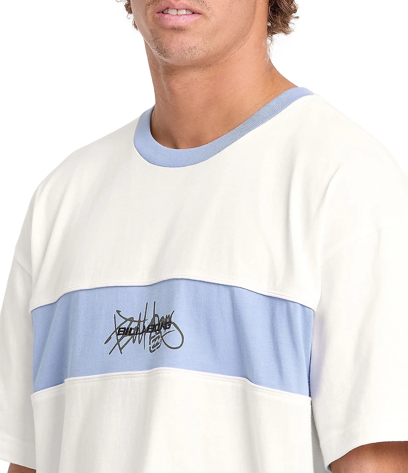 Billabong Bad Dog Shrapnel Ringer Short Sleeve T-Shirt