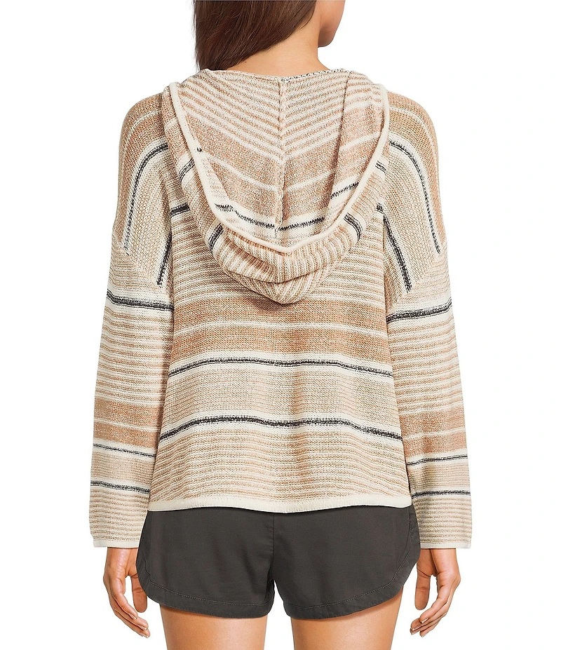 Billabong Baja Beach Mixed Striped Long Sleeve Sweater