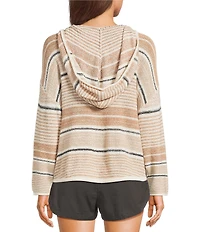 Billabong Baja Beach Mixed Striped Long Sleeve Sweater