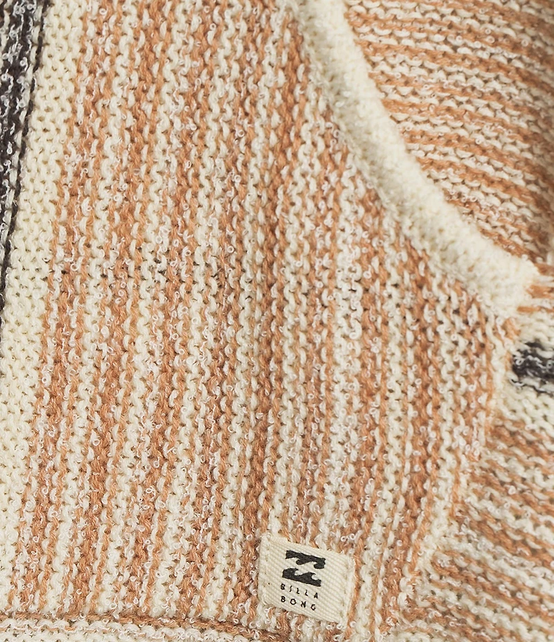 Billabong Baja Beach Mixed Striped Long Sleeve Sweater