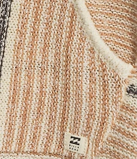 Billabong Baja Beach Mixed Striped Long Sleeve Sweater