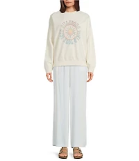 Billabong Beach Bound Stripped Wide Leg Pants