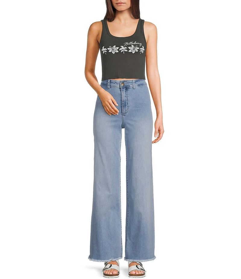 Billabong Beach Path Cropped Tank Top
