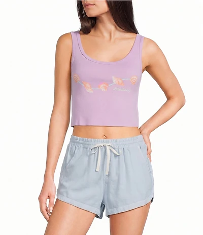 Billabong Beachcombing Sleeveless Cropped Tank Top