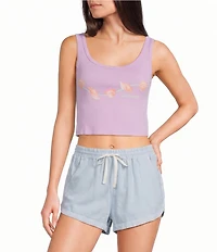 Billabong Beachcombing Sleeveless Cropped Tank Top