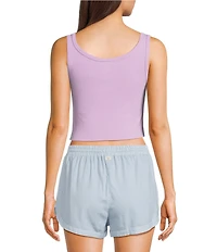 Billabong Beachcombing Sleeveless Cropped Tank Top