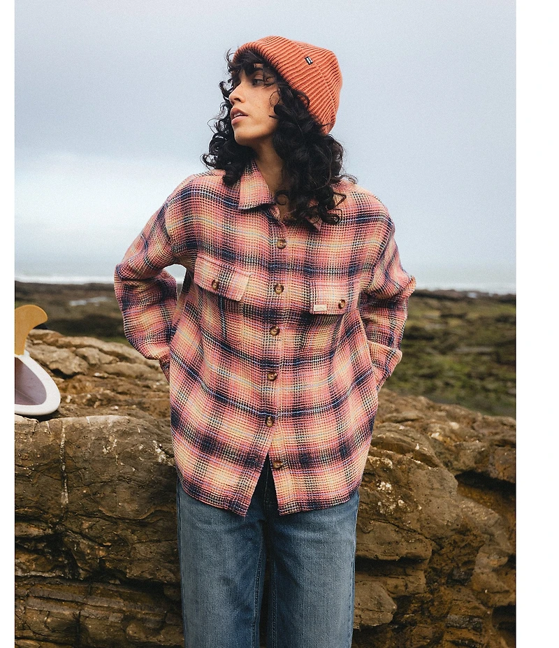 Billabong Big Bear Long Sleeve Plaid Woven Shirt