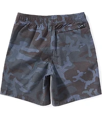 Billabong Big Boys Crossfire Camo Elastic Shorts