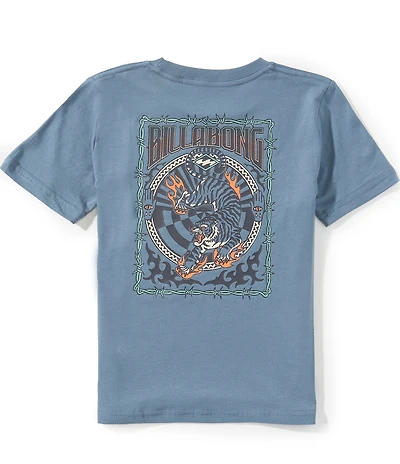 Billabong Big Boys Inferno Tiger Short Sleeve T-Shirt