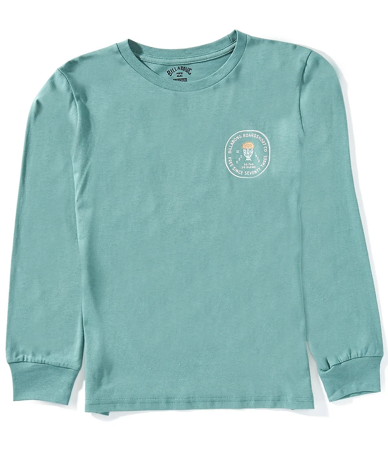 Billabong Big Boys Long Sleeve Desert Rose T-Shirt