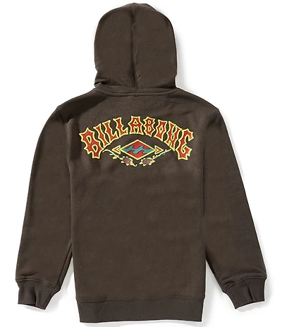 Billabong Big Boys Long Sleeve Rose Arch Hoodie