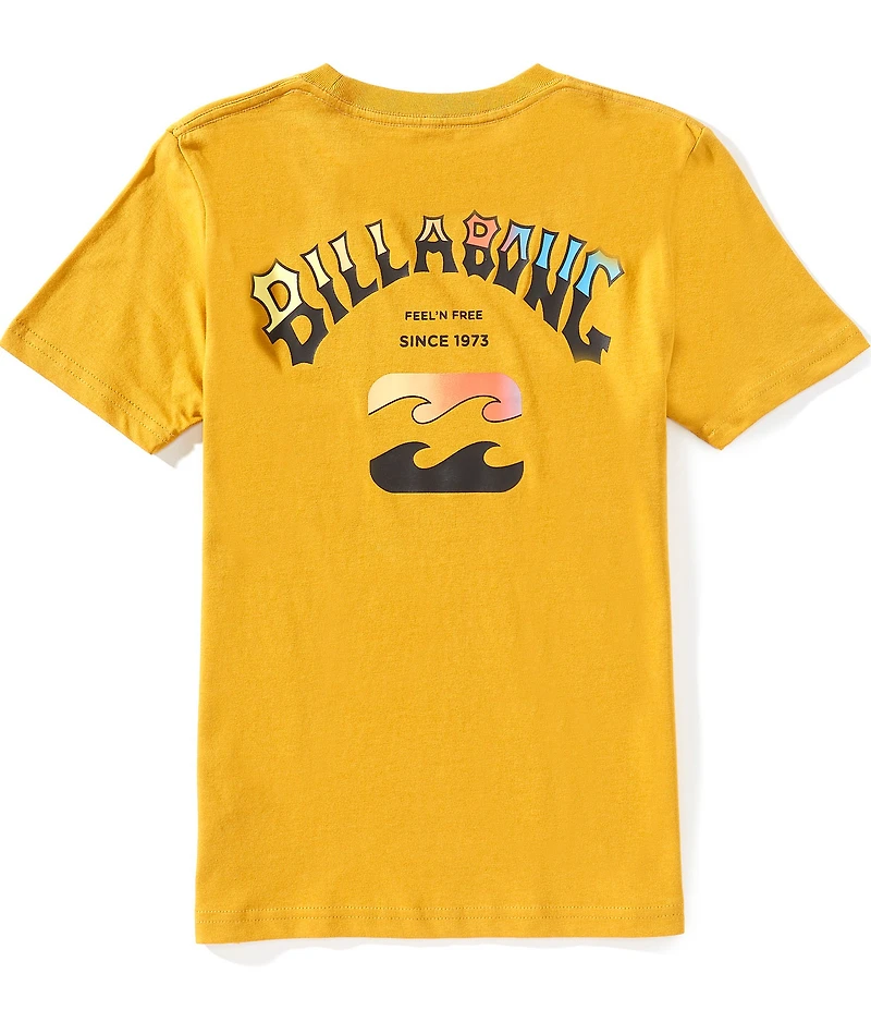Billabong Big Boys Short Sleeve Arch Fade T-Shirt