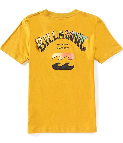 Billabong Big Boys Short Sleeve Arch Fade T-Shirt