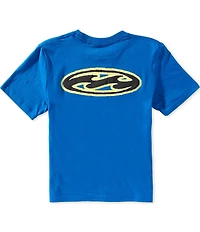 Billabong Big Boys Short Sleeve Bad Dog Pill Wave T-Shirt