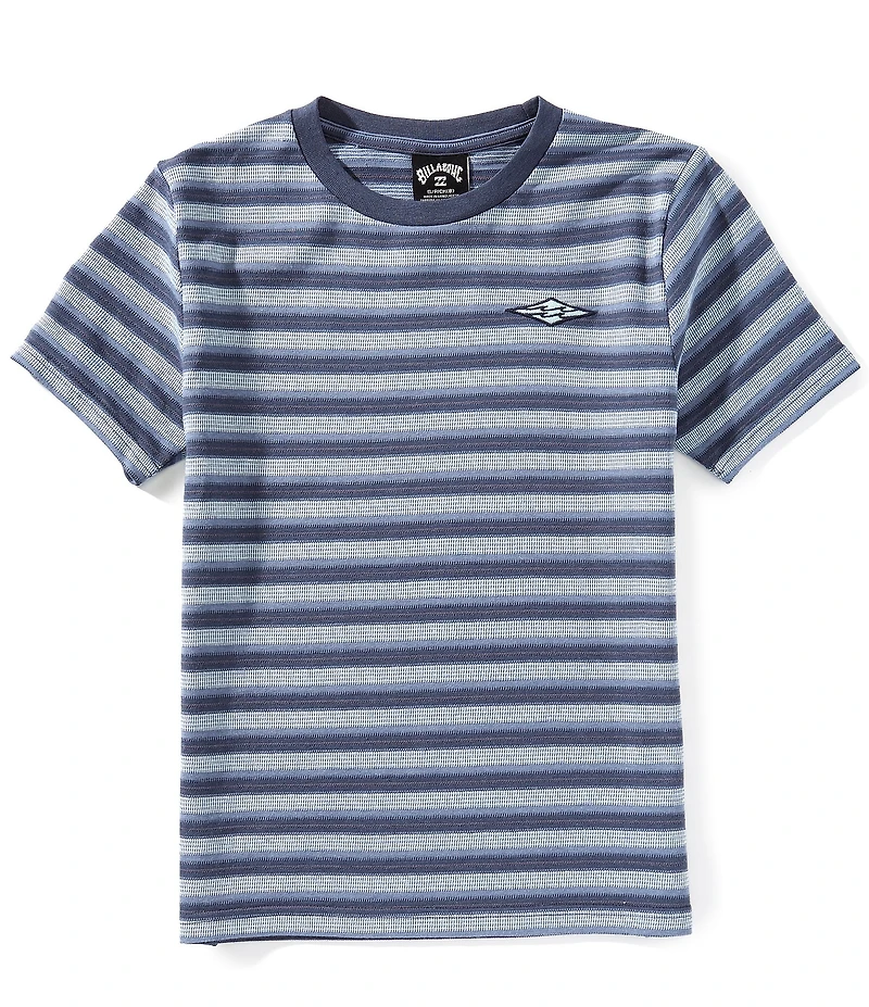 Billabong Big Boys Short Sleeve Blue Stripe T-Shirt