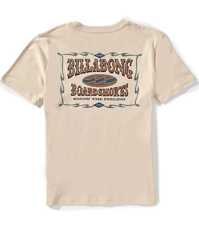Billabong Big Boys Short Sleeve Bone Double Spread T-Shirt