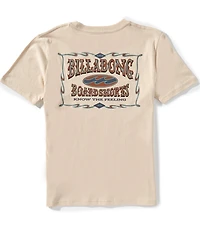 Billabong Big Boys Short Sleeve Bone Double Spread T-Shirt