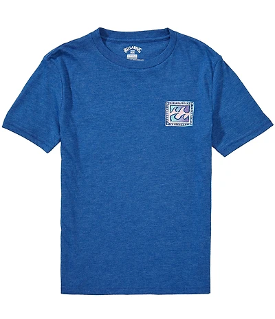 Billabong Big Boys Short Sleeve Crayon Wave T-Shirt