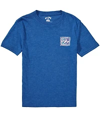 Billabong Big Boys Short Sleeve Crayon Wave T-Shirt
