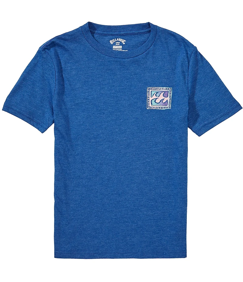 Billabong Big Boys Short Sleeve Crayon Wave T-Shirt