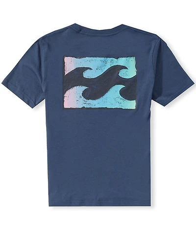 Billabong Big Boys Short Sleeve Crayon Wave Tee