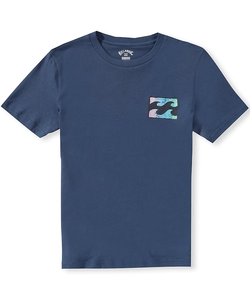 Billabong Big Boys Short Sleeve Crayon Wave Tee