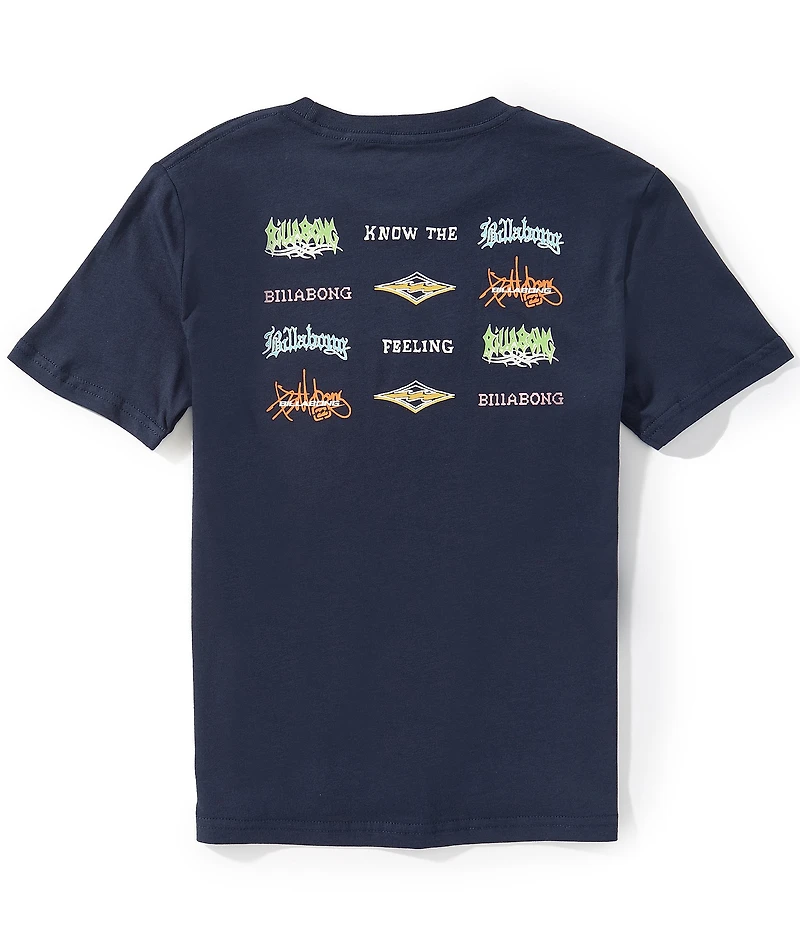 Billabong Big Boys Short Sleeve Know The Feeling T-Shirt