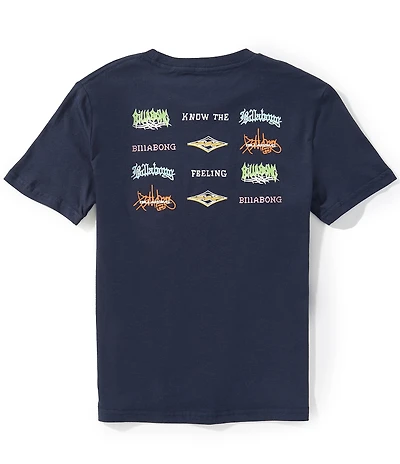 Billabong Big Boys Short Sleeve Know The Feeling T-Shirt