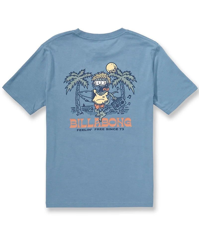 Billabong Big Boys Short-Sleeve Lizard Surf T-Shirt
