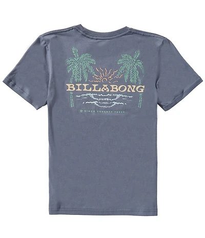 Billabong Big Boys Short Sleeve Navy Social Lounge T-Shirt