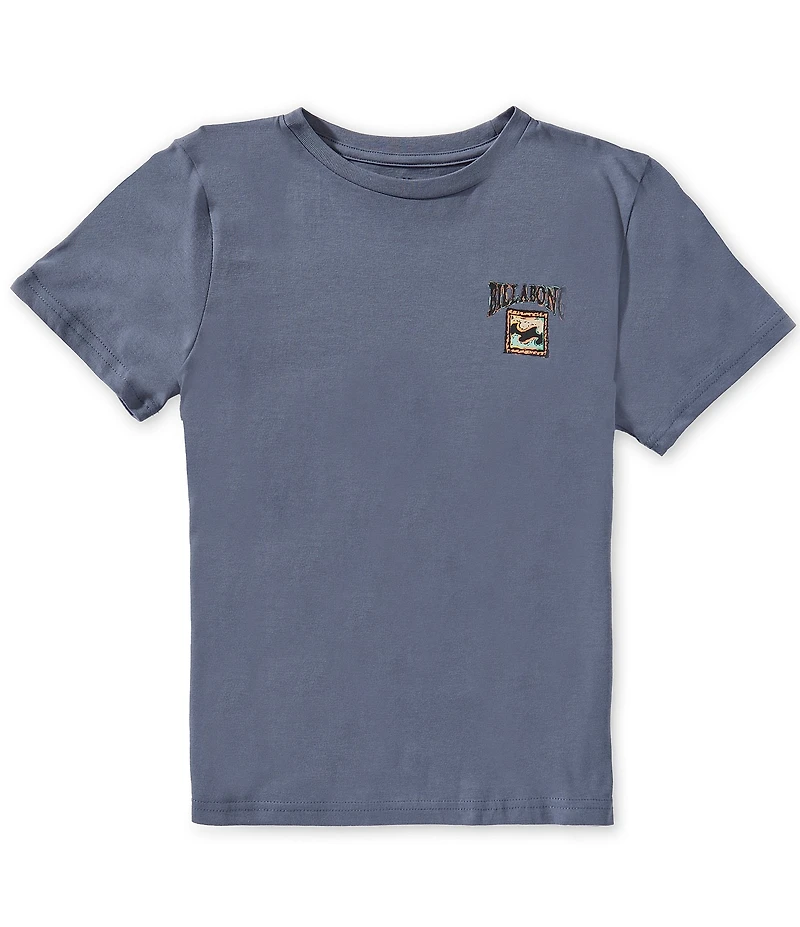 Billabong Big Boys Short Sleeve Navy Social Lounge T-Shirt