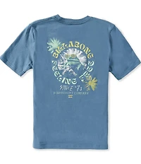 Billabong Big Boys Short Sleeve Psych Frog Tee