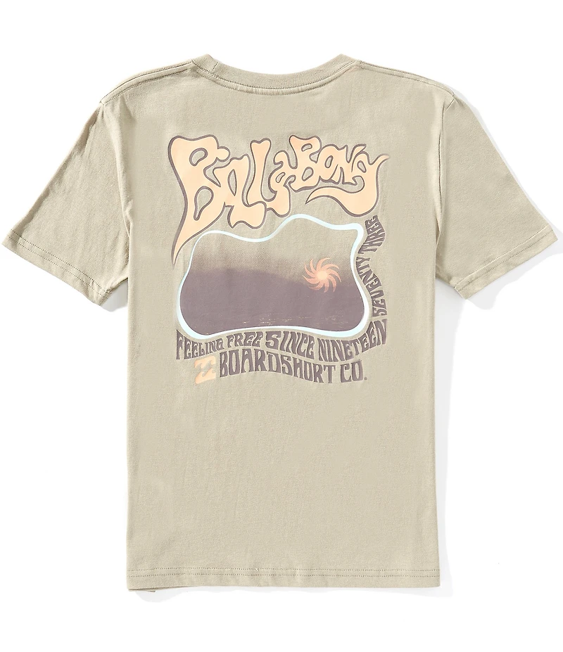 Billabong Big Boys Short Sleeve Segment Woven T-Shirt