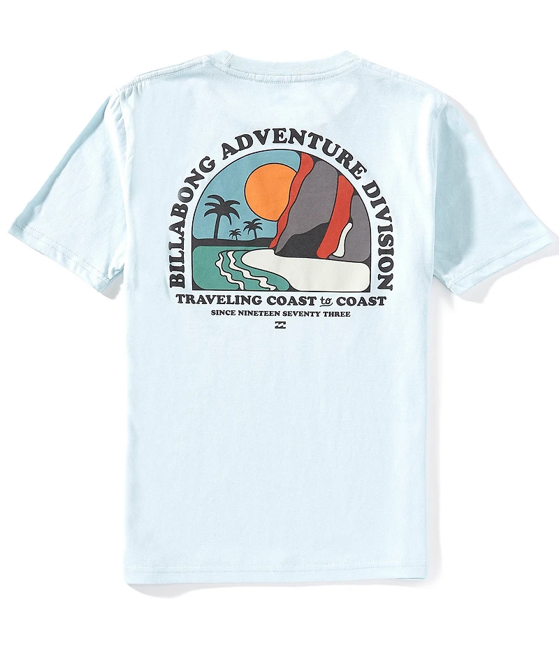 Billabong Big Boys Short Sleeve Short Sleeve Sundown Beach T-Shirt