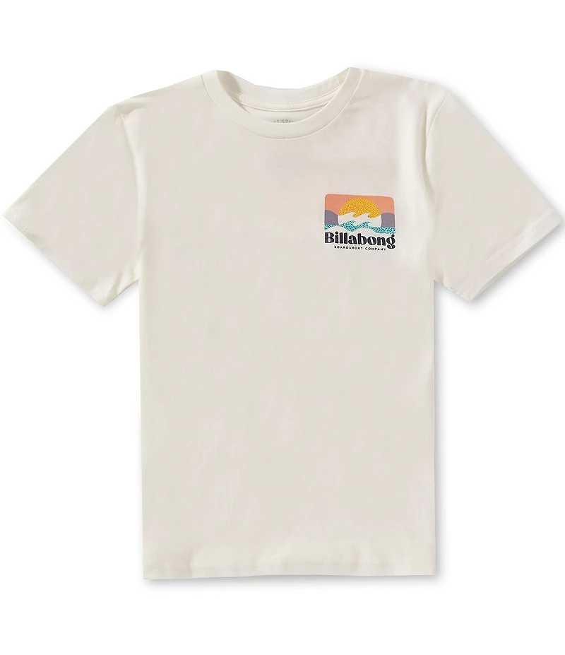 Billabong Big Boys Short Sleeve White SunSetter T-Shirt