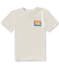 Billabong Big Boys Short Sleeve White SunSetter T-Shirt