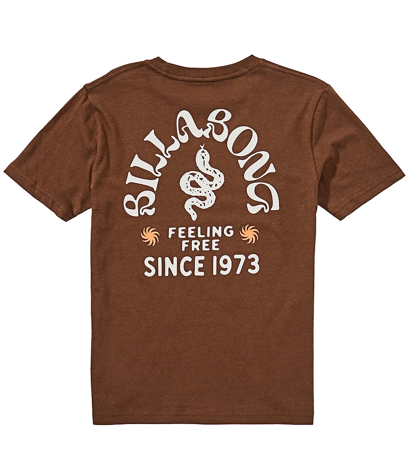 Billabong Big Boys Short Sleeves Coiled T-Shirt