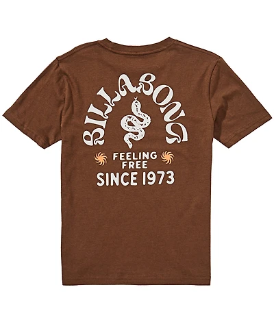Billabong Big Boys Short Sleeves Coiled T-Shirt