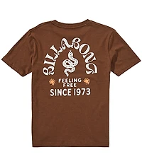 Billabong Big Boys Short Sleeves Coiled T-Shirt