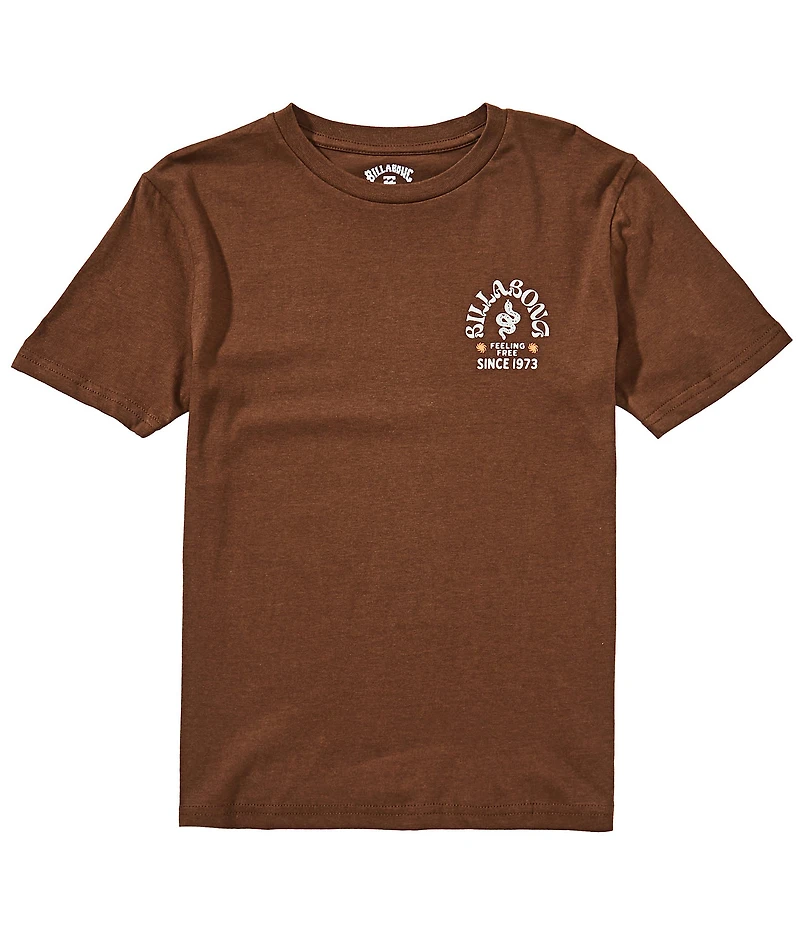 Billabong Big Boys Short Sleeves Coiled T-Shirt