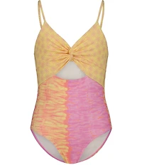 Billabong Big Girls Sun Sipping Mixed Print One Piece