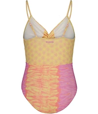 Billabong Big Girls Sun Sipping Mixed Print One Piece