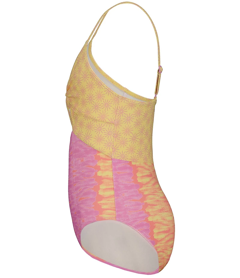 Billabong Big Girls Sun Sipping Mixed Print One Piece